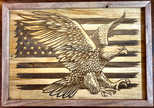 Eagle / American Flag
